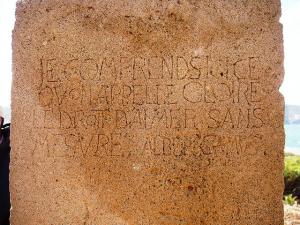 Notation d'Albert Camus -Tipaza - Algerie