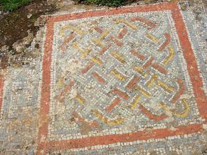 Mosaïque Romaine sur le dallage (Wilaya de Tipaza)