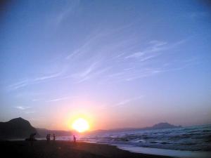Un beau coucher de soleil (Plage de Tipaza)