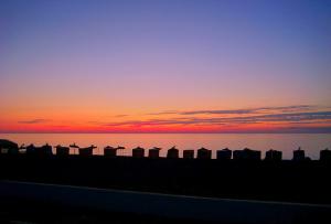 Une Plage de Tipaza au Coucher du Soleil