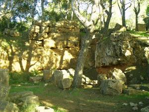 Vestiges de la civilisation Romaine à Tipaza