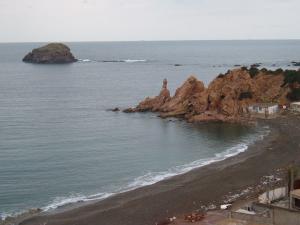 La plage de Beldj à Tipaza