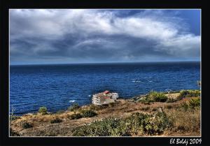 La Plage de  Beldj à Tipaza