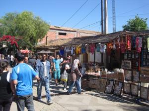 Marché d'artisanat à Tipaza