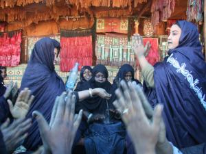 Humidification de la peau de chèvre