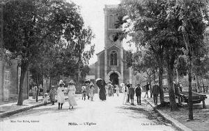 Eglise de Mila du temps de l'occupation