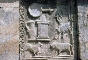 Autel du forum, scène de sacrifice (Wlaya de Mila)