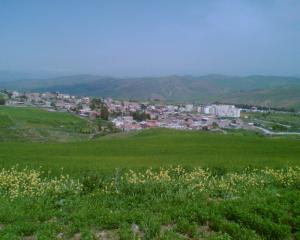 Vue d?ensemble de la commune de Ain Tine à Mila