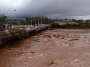 Crue à Ain Sefra, Octobre 2007 (Wilaya de Naama)