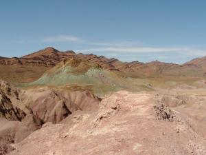Aïn Ouarkaformation multicolore de sels (Wilaya de Naama)