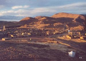 Sfissifa dans les monts des Ksours au soleil couchant en 61(Wilaya de Naama)