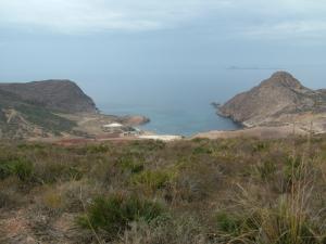 Plage de Madagh 2 vue depuis l'accès originel (Ain Temouchent)