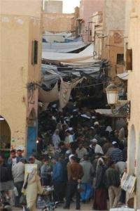 Quartier commerçant à Ghardaia
