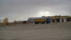 Autoroute de Ghardaia juste après l'Aéroport