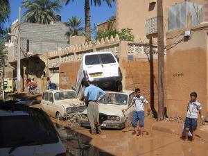 Un Quartier de Ghardaia touché par les Inondations