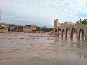 Pont de Mlika (lors de l'inondation de Ghardaia)