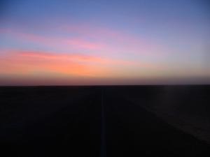 Autoroute de Ghardaia la Nuit