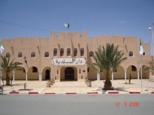 Siege de l'APC ville d'el Atteuf Tajnint M'zab Ghardaia Algerie