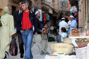 Rue marchande à Ghardaia