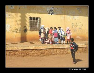 Ecolières à Sidi Kada