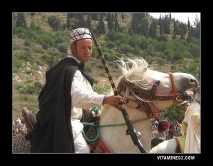 Cavalier à la waada de Sebaa Chioukh