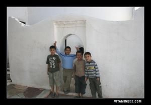 Enfants de Ain El Hout au Darih de Sidi Slimane