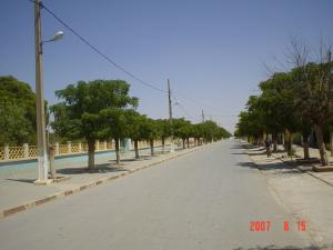 Aïn Dzarit - Rue principale - Midi 15 août 2007