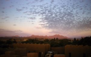 Coucher de soleil sur In Guezzam, Tamanrasset