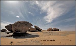 Paysage du désert d'Adrar
