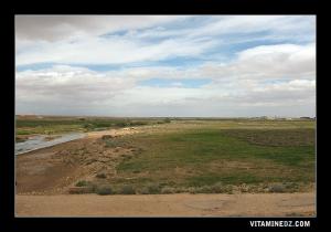 Oued Ouerk traversant la commune de Sidi El Adjel