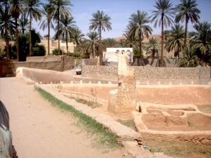 Aux abords de la palmeraie principale de Ghardaia