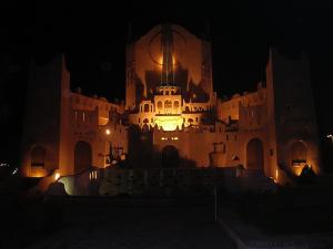 Un Ksar illuminé à Ghardaia
