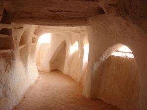 intérieur d'un Ksar à Ghardaia