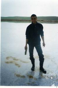 Collecte d'Artemia à sebkha sidi Bouziane Relizane