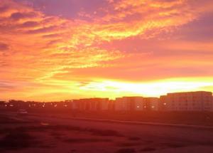 Levé de soleil à Bormadia