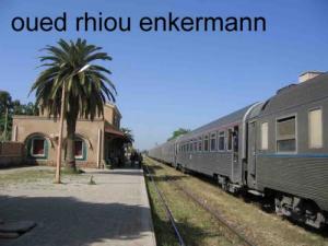 La gare Oued Rhiou à Relizane