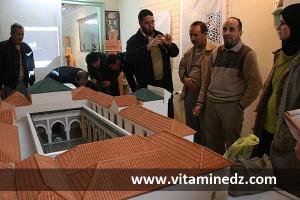 La Maquette de la Madrassa Techfiniya, reconstituée par Mr. Talhaoui Mohamed, spécialiste du langage ornemental arabo-mauresque