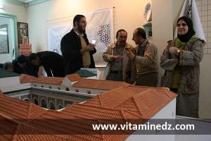 La Maquette de la Medrassa Techfinia, reconstituée par Mr. Talhaoui Mohamed, spécialiste du langage ornemental arabo-mauresque