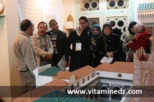 La Maquette de la Madrassa Techfinia, reconstituée par Mr. Talhaoui Mohamed, spécialiste du langage ornemental arabo-mauresque