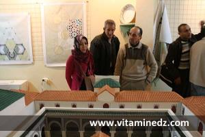 La Maquette de la Madrassa Techfiniya, reconstituée par Mr. Talhaoui Mohamed, spécialiste du langage ornemental arabo-mauresque