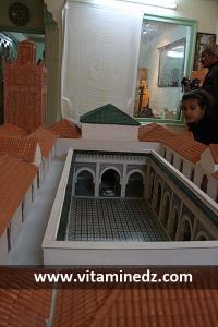 La Maquette de la Madrassa Techfiniya, reconstituée par Mr. Talhaoui Mohamed, spécialiste du langage ornemental arabo-mauresque