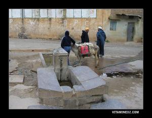 نافورة قرية عين دوز بضواحي تلمسان