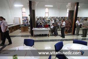 Festival culturel local, La lecture en fête organisé à Tlemcen du 15 au 25 Septembre 2011, à la bibliothèque d\'état (Ancienne église Saint Michel)
