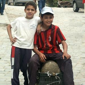 أطفال حي القصبة بالجزائر العاصمة