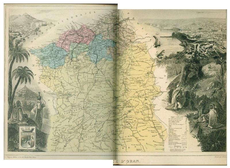 ضواحي وهران: نحت على الفولاذ بباريس سنة 1884