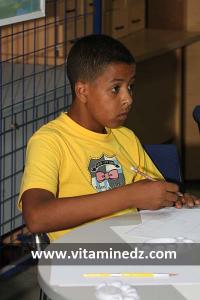 Atelier de dessin pour enfants à la bibliothèque de la wilaya de Tlemcen