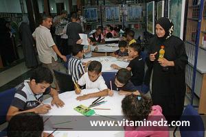 Atelier de dessin pour enfants à Tlemcen, les nouveaux artistes en oeuvre