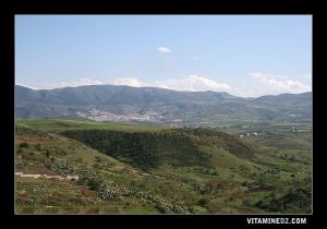 صورة لمنطقة ندرومة مأخوذة من دار بن طاطة (ولاية تلمسان)