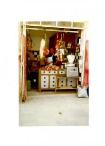 Un étal de boucher - 1990