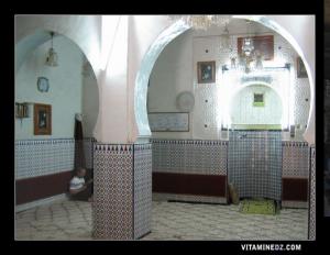 منظر داخلي لمسجد الشرفة بمدينة تلمسان